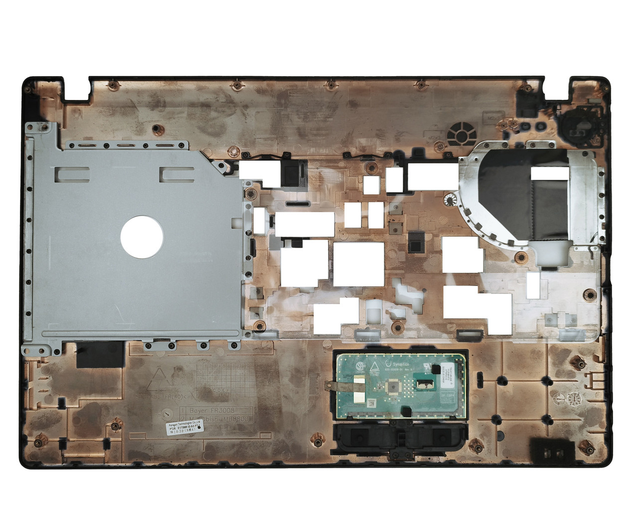 Верхняя часть корпуса (Palmrest) Acer Aspire 5552, коричневая (с разбора) - фото 2 - id-p203048066