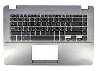 Верхняя часть корпуса (Palmrest) Asus VivoBook X505 с клавиатурой, серебристый