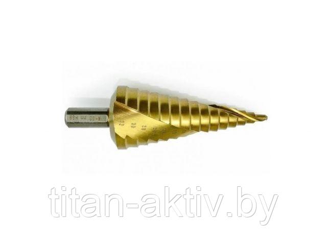 Сверло ступенчатое HSS TiN с спиральным желобком, 4-32, 6 мм (MAKITA)