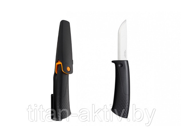 Нож с точилкой FISKARS