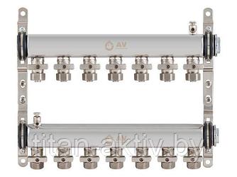 Коллекторная группа AVE134, 7 вых. AV Engineering (Для отопления (радиаторы) и водоснабжения. Не для