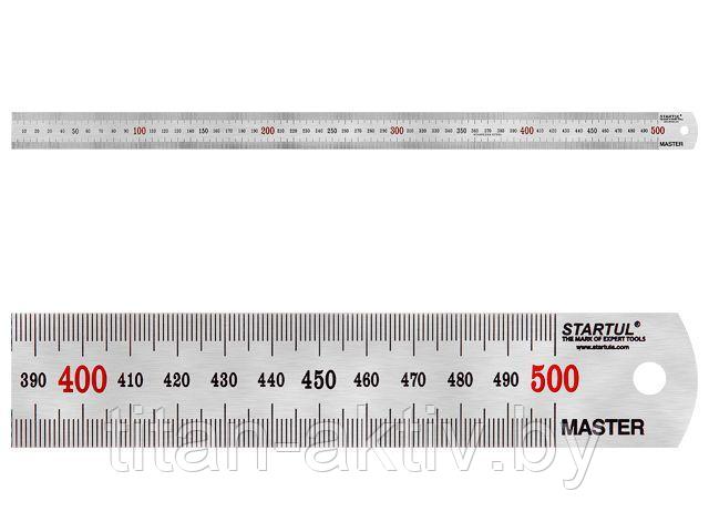 Линейка измерительная 500мм STARTUL MASTER (ST3500-050) (быт.) - фото 1 - id-p60984051