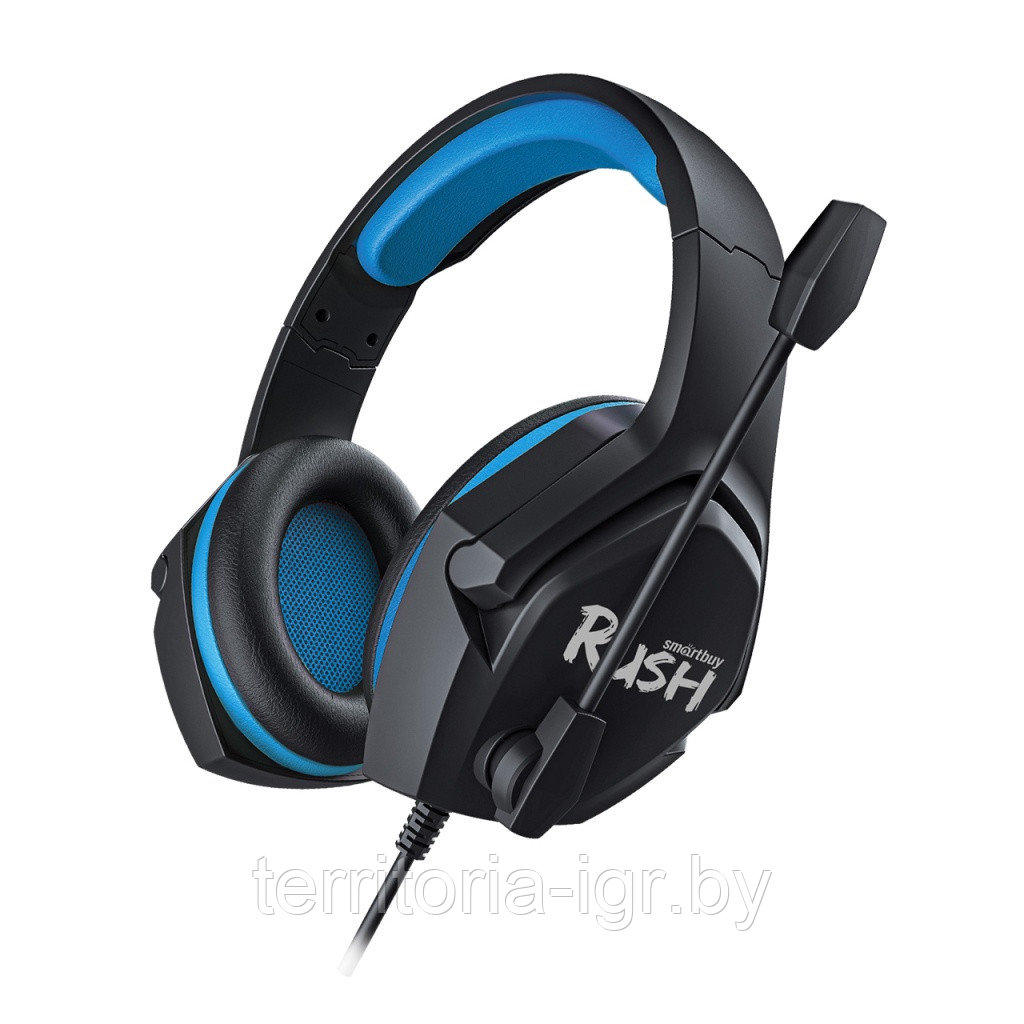 Игровая гарнитура RUSH ASPID SBHG-9730 синий Smartbuy - фото 3 - id-p203079883