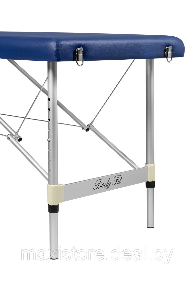Массажный стол BodyFit 60 см складной 2-c Алюминиевый (Синий) - фото 4 - id-p202254804