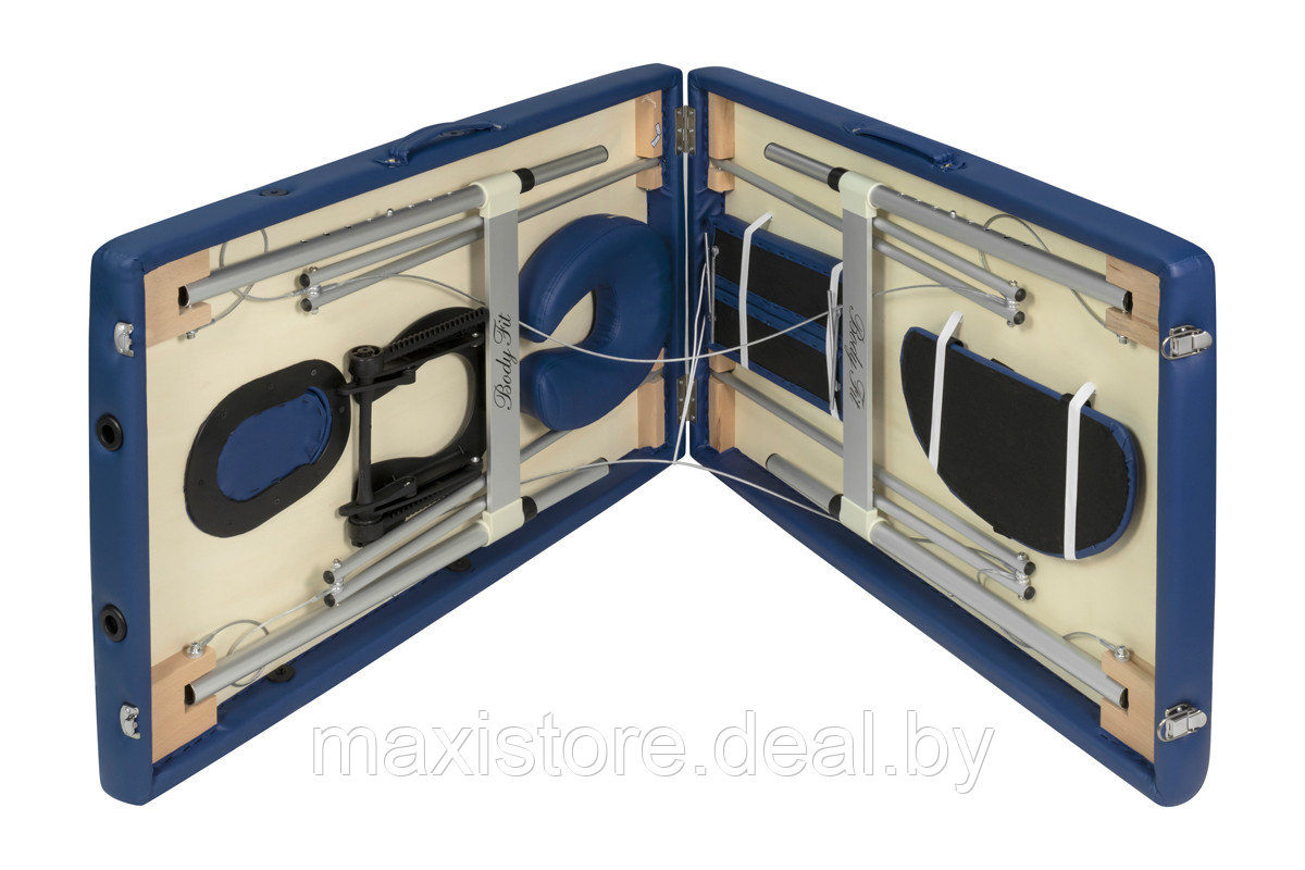 Массажный стол BodyFit 60 см складной 2-c Алюминиевый (Синий) - фото 6 - id-p202254804