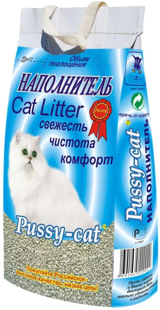 "Pussy Cat" экологически чистый наполнитель, цеолитовый 4,5л - фото 1 - id-p203086464