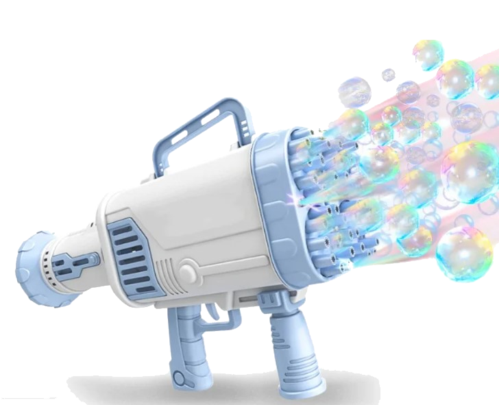 Детский пулемет для создания мыльных пузырей BAZOOKA BUBBLE MACHINE - фото 3 - id-p203089030