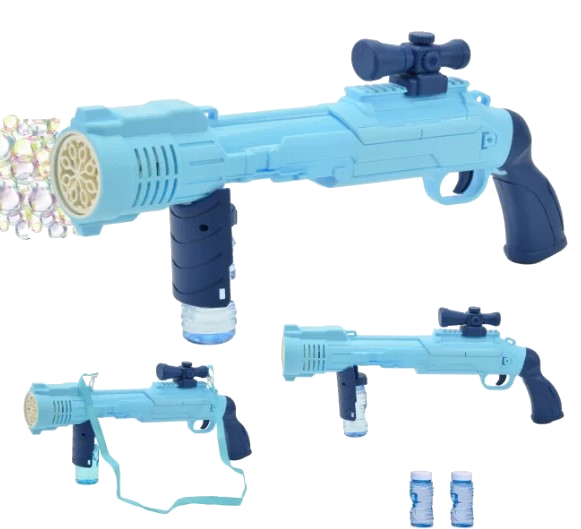 Детский пулемет для создания мыльных пузырей Fold babble gun - фото 1 - id-p203090971