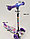 038Z-A Scooter MINI с ФОНАРИКОМ регулируемая ручка, светящиеся колеса, фото 6
