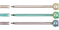 Ручка шариковая Meshu корпус ассорти, стержень синий, Cute Cat