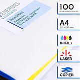 Самоклеящиеся этикетки универсальные "Apli", 70x16.9 мм, 100 листов, 51 шт, белый, фото 2