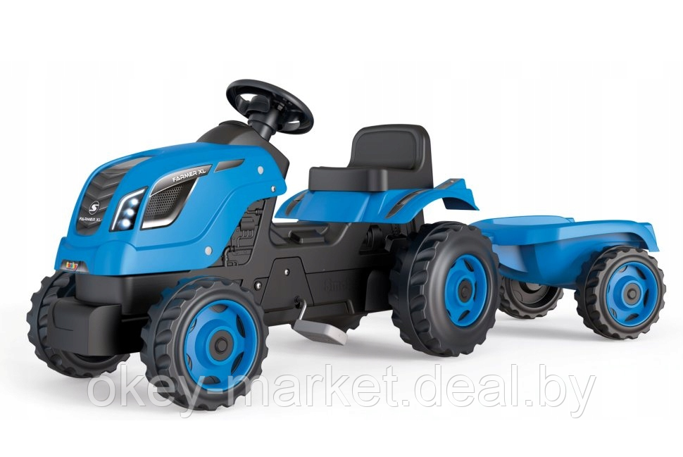 Детский педальный трактор Smoby Farmer XL 710129