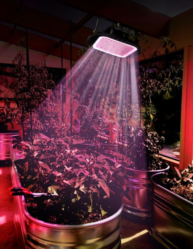 Фитопрожектор светодиодный Plant grow light 100 Вт, IP66, 220 В, 96 LED ламп, 23.5х13 см мультиспектральный дл - фото 2 - id-p203109309