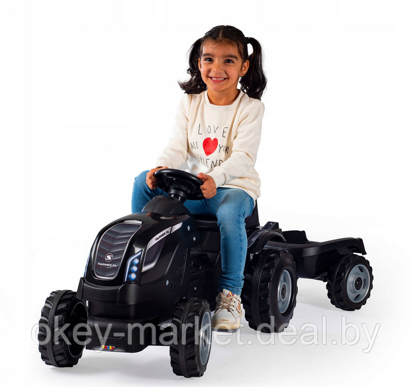 Детский педальный трактор Smoby Farmer XL 710131 - фото 5 - id-p203109570