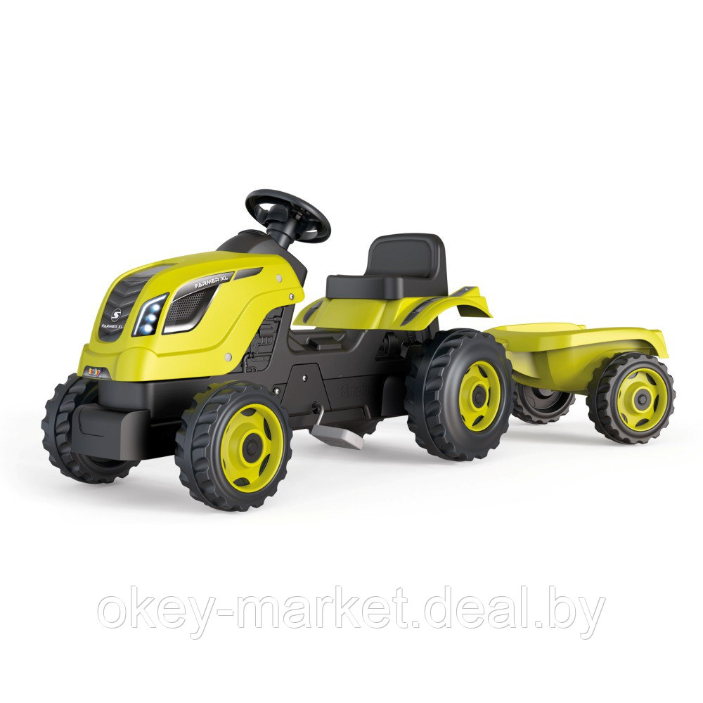 Детский педальный трактор Smoby Farmer XL 710130 - фото 1 - id-p203109886