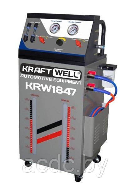 Установка для промывки автоматических коробок передач. Питание 12В KraftWell арт. KRW1847 - фото 1 - id-p203111508
