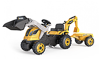 Детский педальный трактор Smoby Builder Max 710304