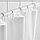 IKEA/ ЛУДДХАГТОРН штора для ванной, 180x200 см, белый, фото 3