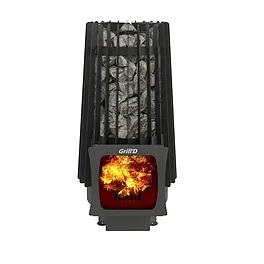 Дровяная банная печь Grill'D Cometa Vega 180 Short Window Max