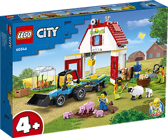 Конструктор LEGO Original City Ферма и амбар с животными, 60346