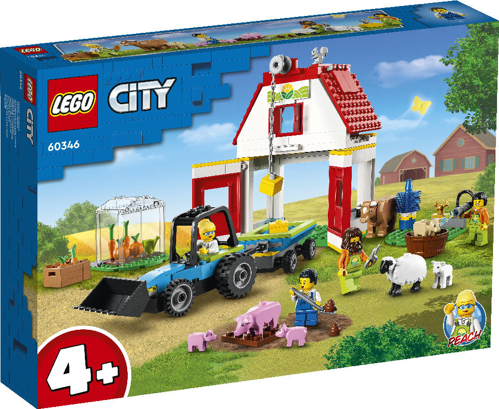 Конструктор LEGO Original City Ферма и амбар с животными, 60346 - фото 1 - id-p203118441
