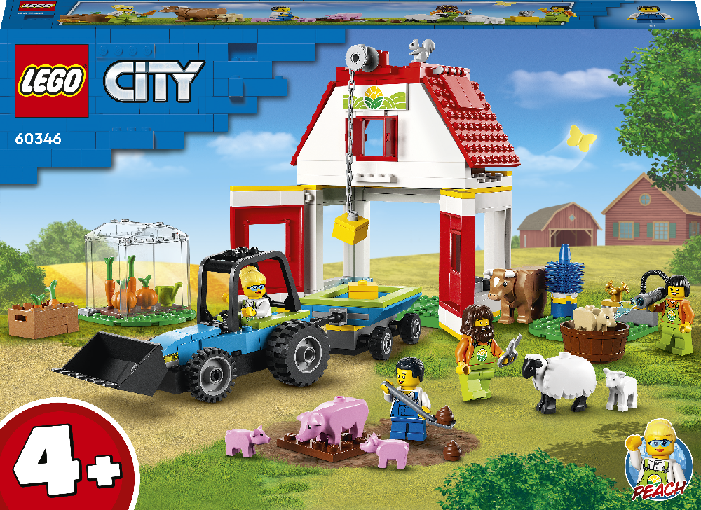 Конструктор LEGO Original City Ферма и амбар с животными, 60346 - фото 3 - id-p203118441