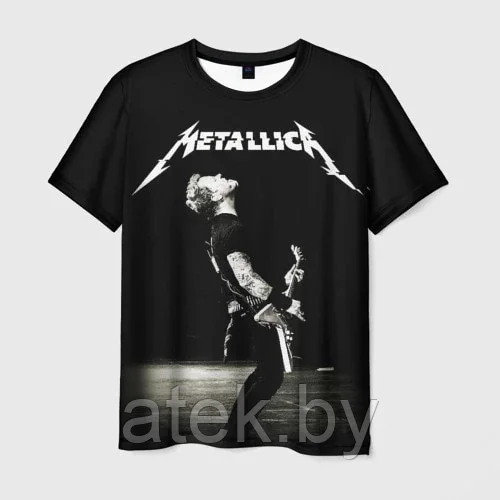 Мужская футболка Metallica - фото 1 - id-p203118974