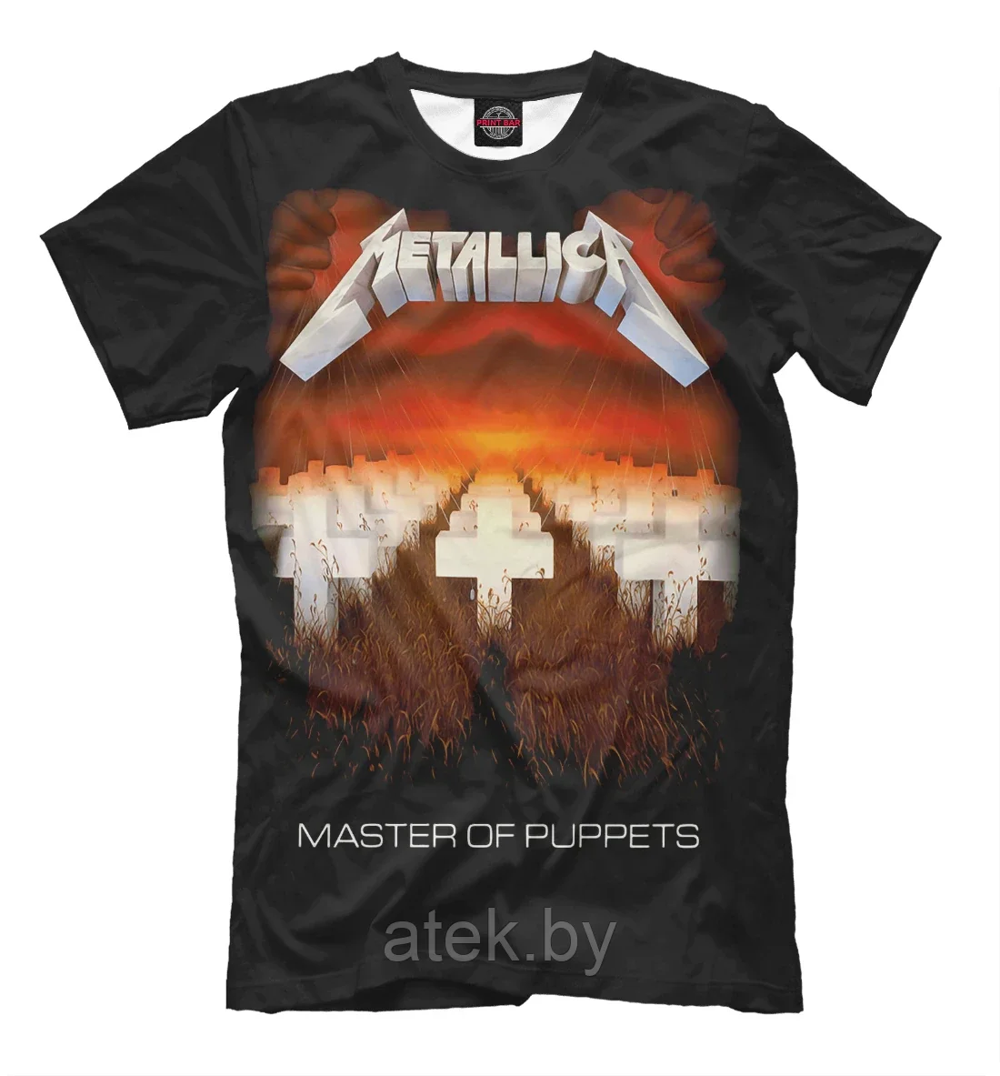 Мужская футболка Metallica - фото 1 - id-p203118975