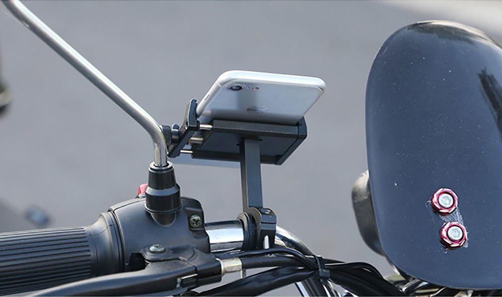 Держатель для телефона на велосипед, мотоцикл, самокат, коляску - металлический велодержатель смартфона MOD03, - фото 6 - id-p195806675