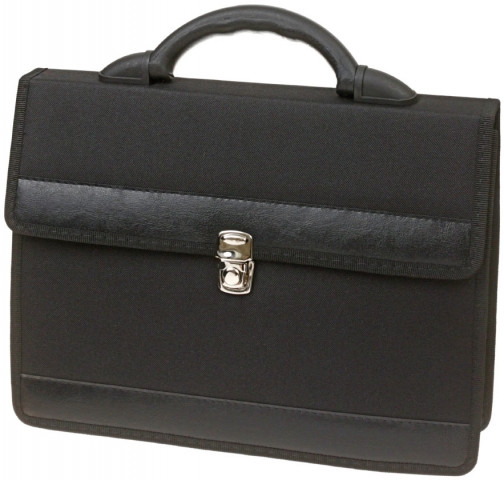 Портфель деловой Pelso OfficeSpace 350*260*80 мм, черный - фото 4 - id-p203119230