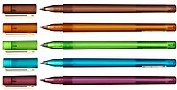 Ручка шариковая Berlingo Riffle корпус ассорти, стержень синий