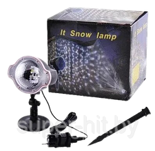 Лазерный проектор Snow lamp цветной RGB фонарь