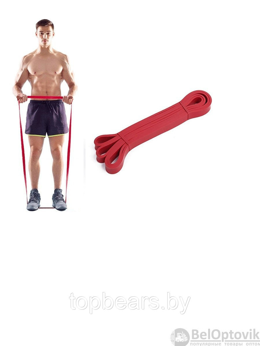 Набор эспандеров (резиновых петель) 208 см Fitness sport для фитнеса, йоги, пилатеса (4 шт с инструкцией) - фото 2 - id-p179744056