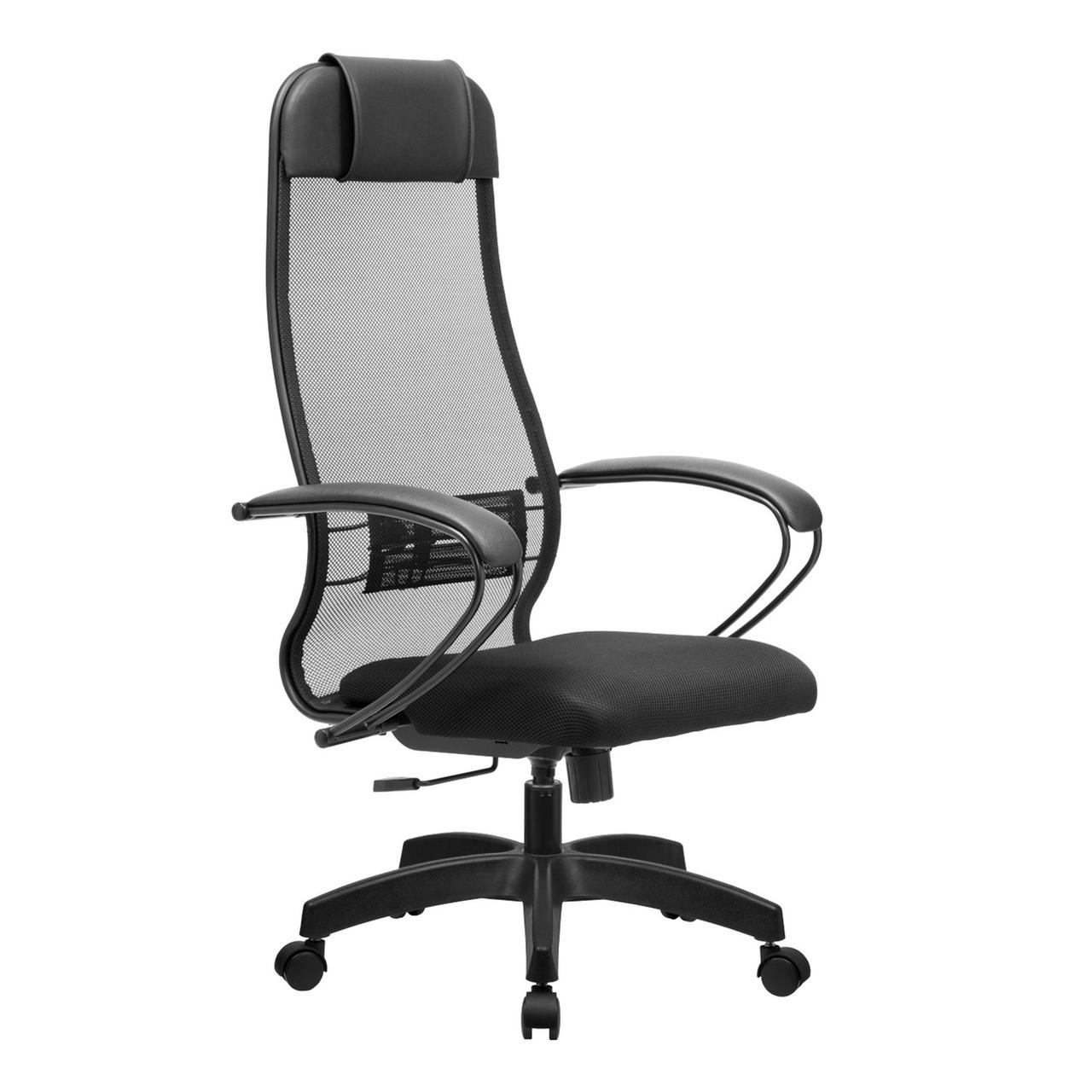 Кресло поворотное Метта 11-17831, чёрный, сетка, цвет каркаса черный - фото 1 - id-p181693428