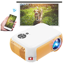 Мультимедийный портативный светодиодный LED проектор Mini Projector A10 FULL HD 1080p (HDMI, USB, пульт ДУ)