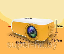 Мультимедийный портативный светодиодный LED проектор Mini Projector A10 FULL HD 1080p (HDMI, USB, пульт ДУ), фото 3