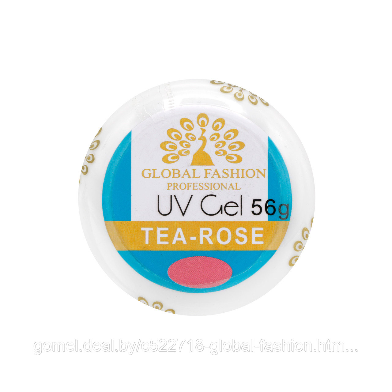 Гель для ногтей Global Fashion 56 gr Tea Rose. - фото 3 - id-p151091914