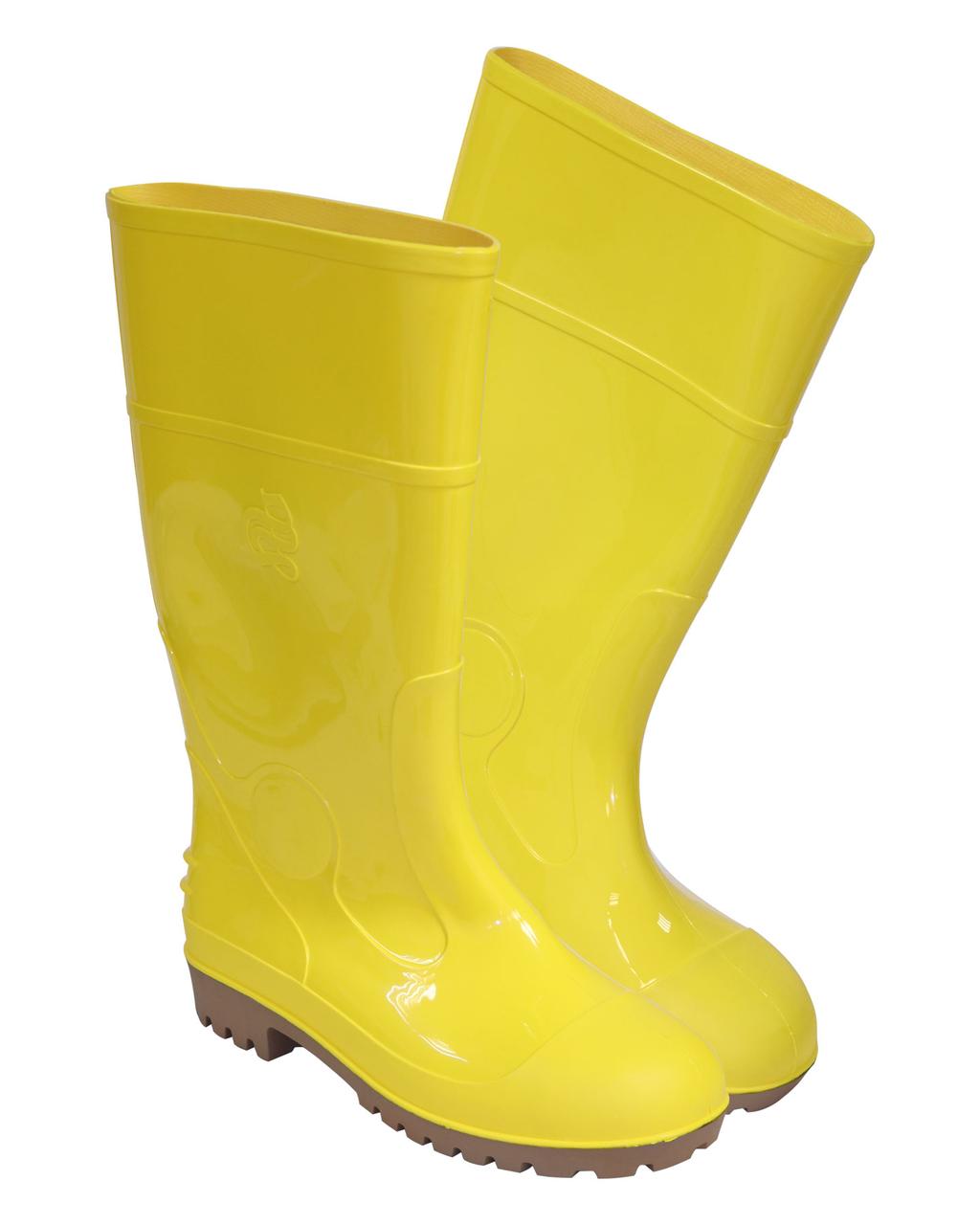 Сапоги ПВХ мужские желтые (НМС КЩС, мет.подносок, высота 38см) - фото 2 - id-p154235104