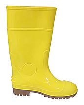 Сапоги ПВХ мужские желтые (НМС КЩС, мет.подносок, высота 38см), фото 3