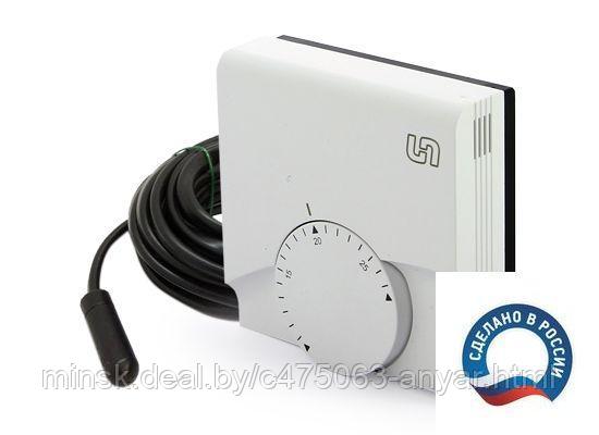 Термостат комнатный электронный с выносным датчиком проводной Диапазон:10 ÷ 28 - фото 1 - id-p203121860