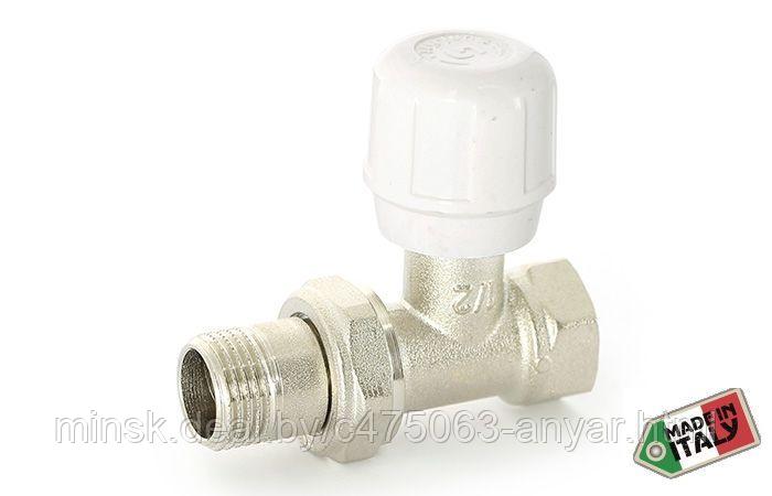 Вентили (клапаны) для радиаторов ручные Uni-fitt Вентиль ручной НВ с разъёмным соединением Размер:3/4' - фото 1 - id-p203122059