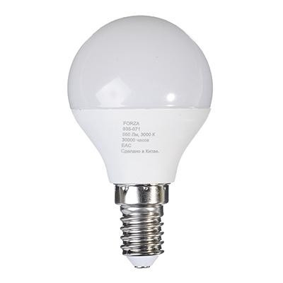 Лампа светодиодная G45 7W, Е14, 560lm 2700K FORZA - фото 1 - id-p203126734