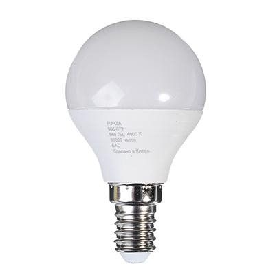 Лампа светодиодная G45 7W, Е14, 560lm 4200K FORZA - фото 1 - id-p203126735