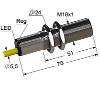 Датчик PS1-18M75-5B11-K (ВБ1.18М.75.5.1.1.К) ОПТОМ