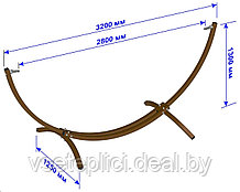 Стойка для подвесных гамаков ( каркас). Труба 50х50. Доставка по всей области.