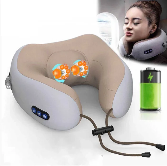 Массажная подушка U-образной формы u-shaped massage pillow - фото 2 - id-p203135287