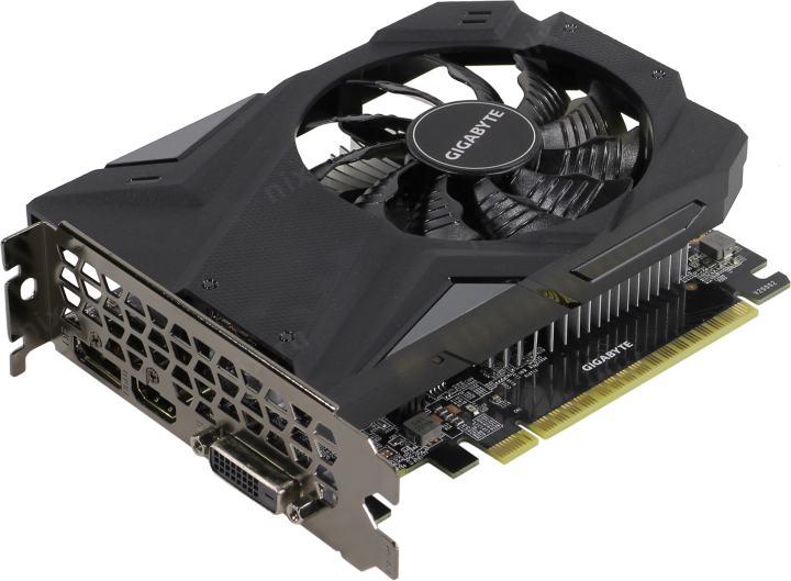 4Gb PCI-E GDDR6 GIGABYTE GV-N1656OC-4GD (RTL) DVI+HDMI+DP GeForce GTX1650