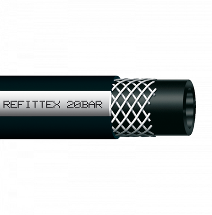 Шланг ПВХ REFITTEX 20 BAR технический армированный трехслойный 19*3,5 мм, 50 м., фото 2