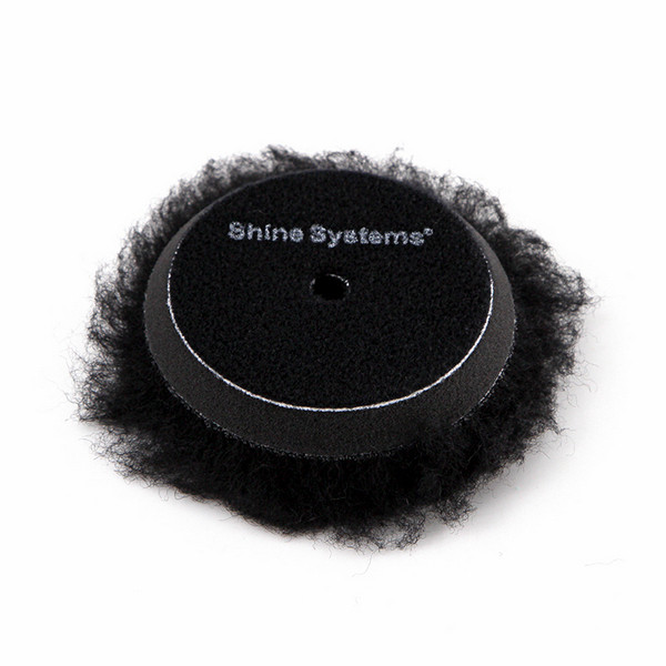 Black Wool Pad - Полировальный круг из черного меха 75мм, Shine Systems - фото 2 - id-p203137734
