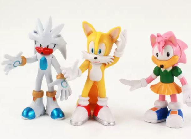 Игрушки Соник Sonic набор 12 фигурок больших. - фото 3 - id-p203006617